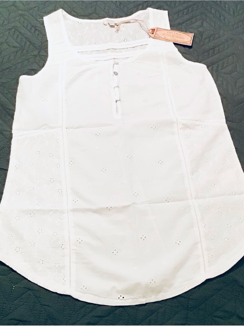 Eyelet Tunic Top - Sz US2